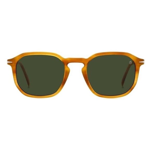 New DAVID BECKHAM Yellow Square DB 1115/S DUAQT Sunglasses Women - Picture 2 of 4